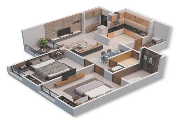2bhk-unit-Floor-Plan